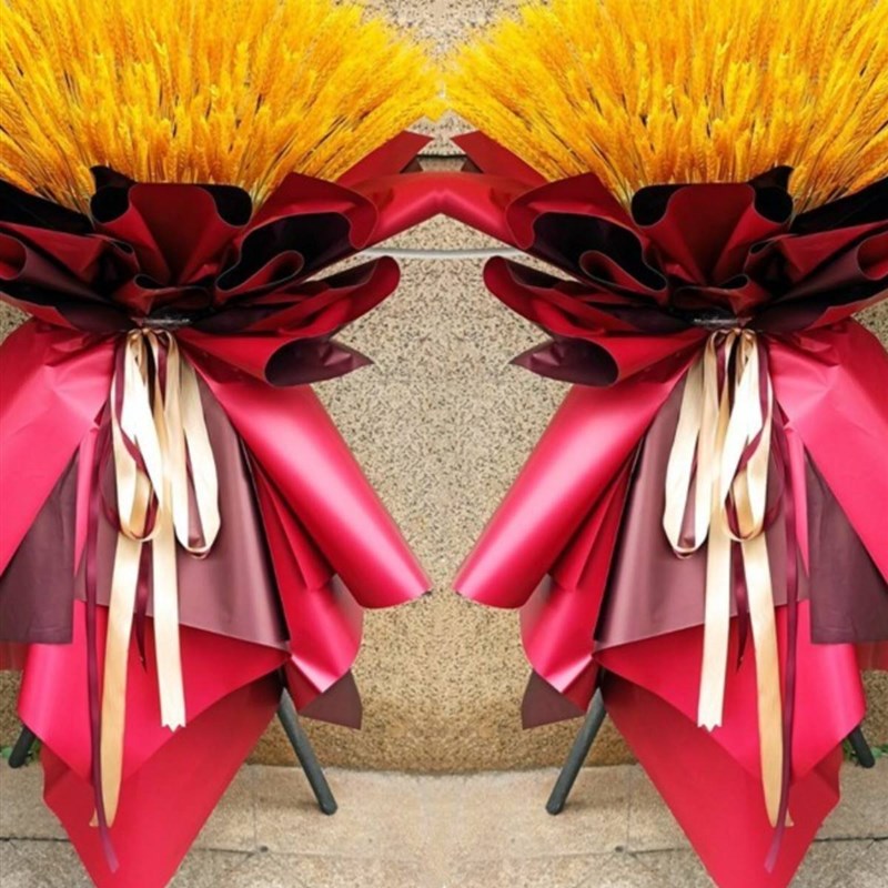 极速杭州c开张开业花篮大麦花篮麦穗干燥花同城速递配送上门订货