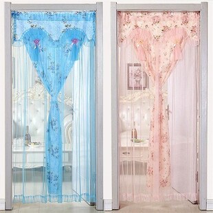 lace curta 极速Indoor artp curtain partition door cloth sand