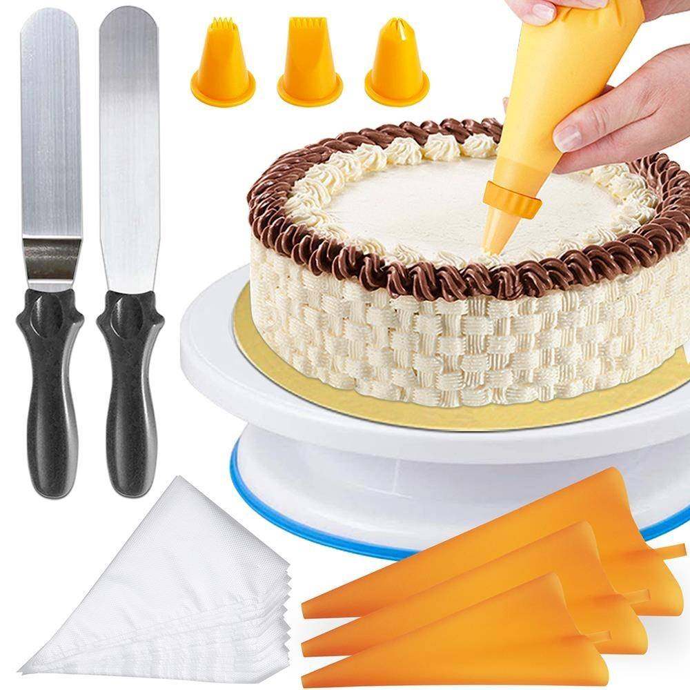 极速156pcsset Cake Turntable Set MultifuKnction Cake Decorat