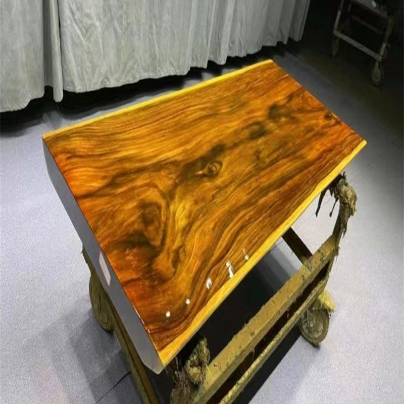 极速简约现代实木大板桌原木大板桌茶桌书桌N休闲桌会客桌餐桌会