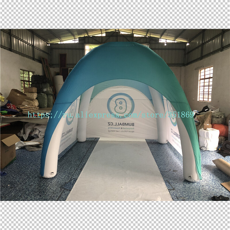 3米PVC充气四角帐篷  PVC充气广告展览帐篷  四脚圆顶帐篷