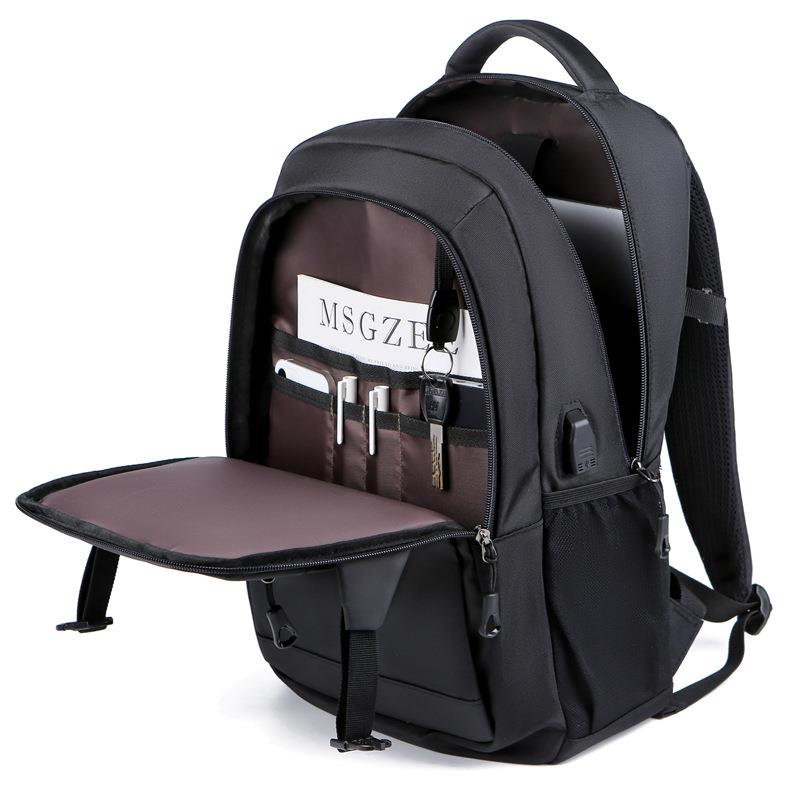 Shoulder Bag for Men School Bags Tote Backpack Black Travel