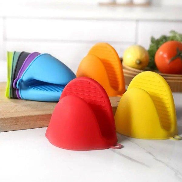 Heat Resistant Grill Mitts for Men, Silicone Bbq Gloves,