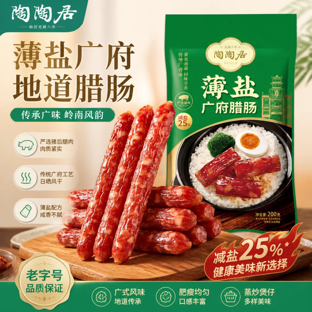 陶陶居薄盐广式腊肠煲仔饭图片