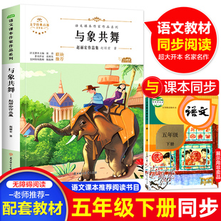 赵丽宏与象共舞小学生语文课本作家作品系列五年级课外书必读老师