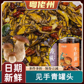 见手青罐头阿表哥鸡肉丝菇牛肝菌松茸菌混合装 香菇即食熟食云南拌