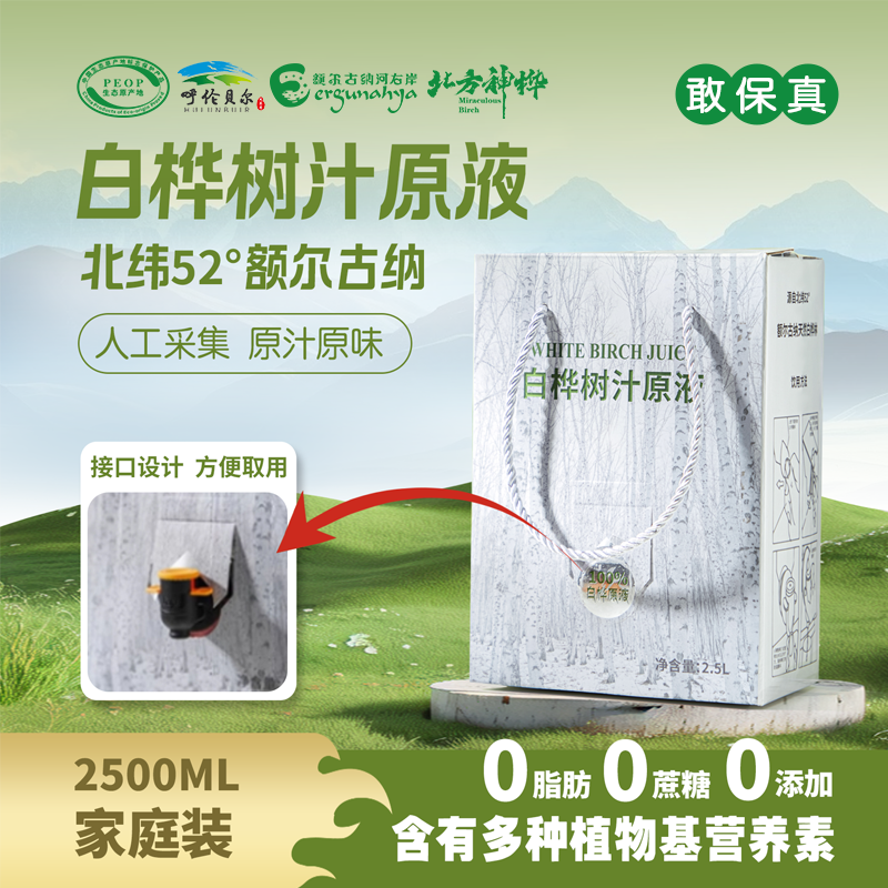 北方神桦白桦树汁桦树原液