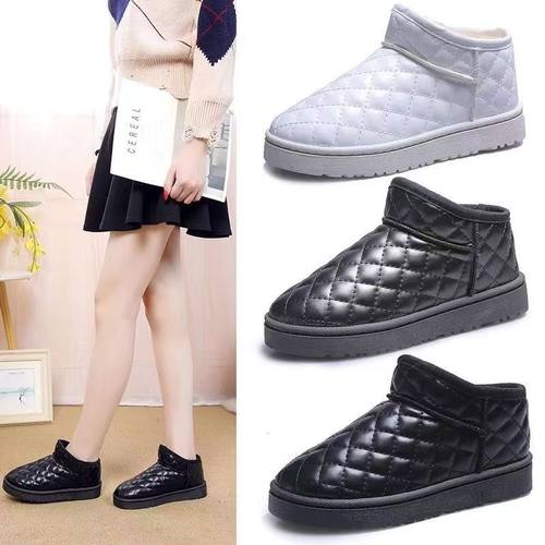 冬季新款东北雪地靴加绒加厚保暖棉鞋软底防滑面包鞋户外防水防滑