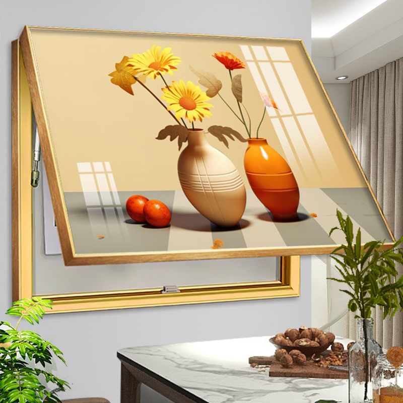 轻奢高档田园风电表箱遮挡装饰画