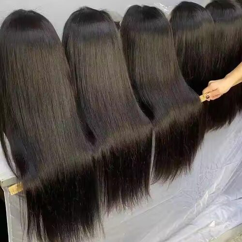 100% Raw Vietnamese Human Hair Wig Straight Lace Front Wig