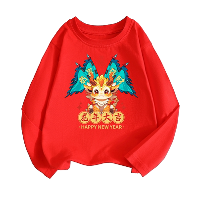 纯棉长袖t恤卡通男女童