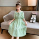 娃娃领连衣裙亲子装 巴­拉巴­拉韩系女童夏季 公主仙女裙中长款 新款