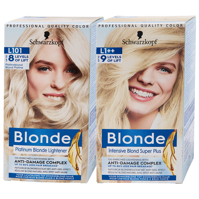 施华蔻Blonde漂发剂膏正品海外旗舰店褪色去黄不伤发白金色漂浅霜