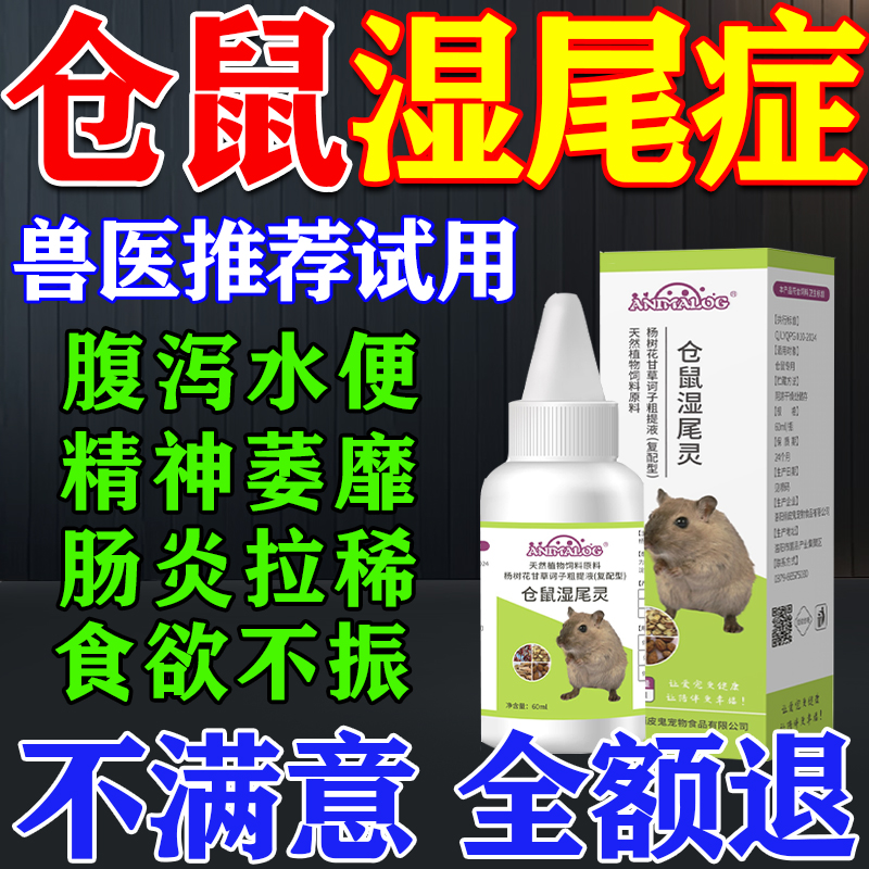 仓鼠湿尾药急救感冒拉稀拉肚子