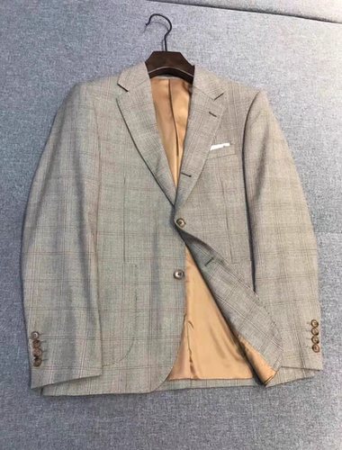 意式老钱风轻奢男装26春秋轻商务高端100%羊毛单西休闲西服夹克