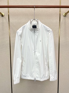 时尚 压胶字母徽章男士 商务休闲百搭立领夹克外套 ZZ老钱风男装 意式