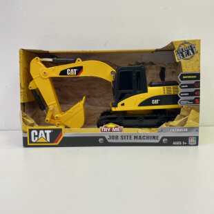 出口正版工程车男孩挖土机模型儿童过家家挖掘机互动礼物玩具车3+
