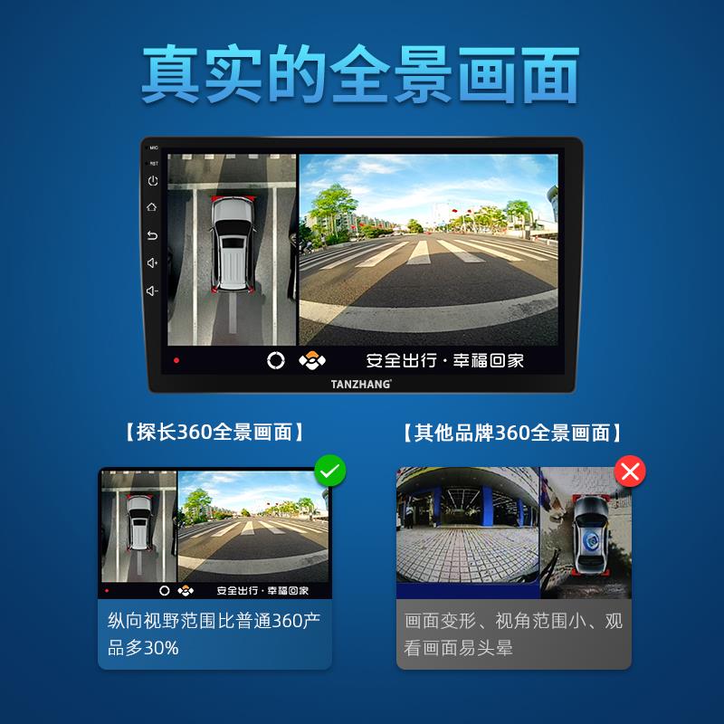 S系列行车记录仪2022新款全景360防划车专车24小时停车监控