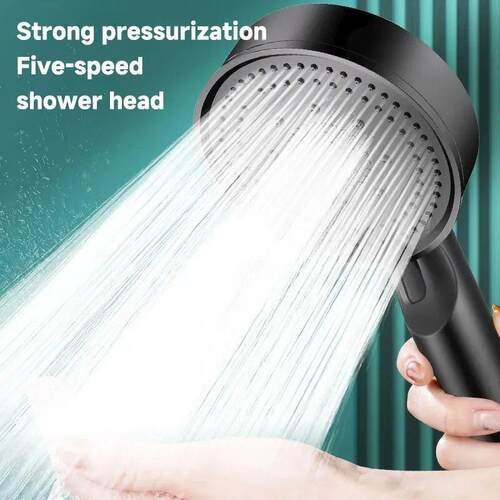6 Modes Pressure Boost Shower Head Multifunction Adjustable