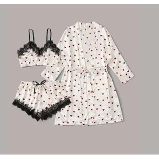 Sexy pajamas home underwear suspenders 2-piece set睡衣套装