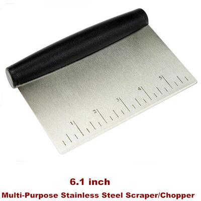 Dough Pastry Scraper Cutter Chopper Separator Scale Knife
