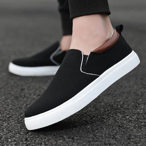 Low-top casual shoes men flattie Flats canvas shoe loafers