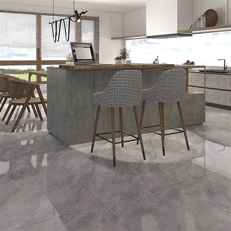 灰色通体600600大理石800x800亮光室内地砖商场酒店餐客厅瓷砖