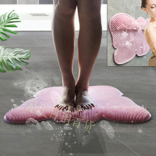 搓背神器后背搓澡刷背不求人硅胶搓脚板去死皮懒人洗脚缝刷挫交垫