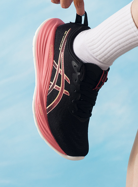 亚瑟士跑步鞋女25秋季新款GEL-CUMULUS 27缓震跑鞋轻便透气运动鞋