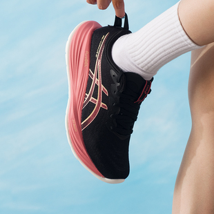 亚瑟士跑步鞋女25秋季新款GEL-CUMULUS 27缓震跑鞋轻便透气运动鞋