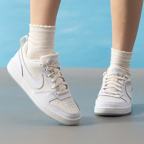 NIKE耐克女鞋休闲鞋26春季新款浅蓝低帮板鞋童鞋运动鞋IH4519-001