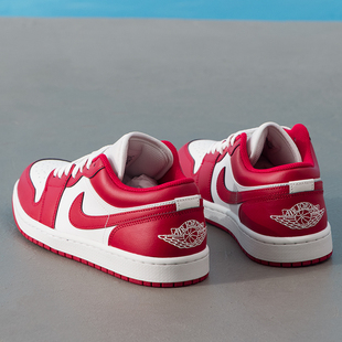 耐克（NIKE）男鞋女鞋 2025秋季新品板鞋耐磨缓震休闲鞋红色aj运