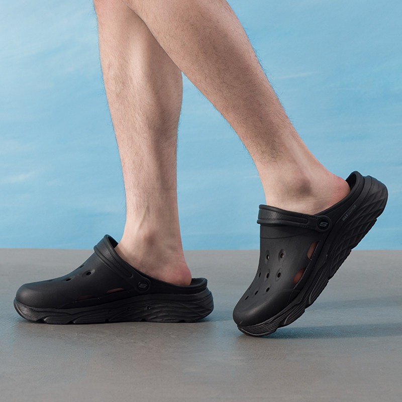 斯凯奇男鞋夏季新款运动鞋轻便透气凉鞋洞洞鞋沙滩鞋户外休闲鞋