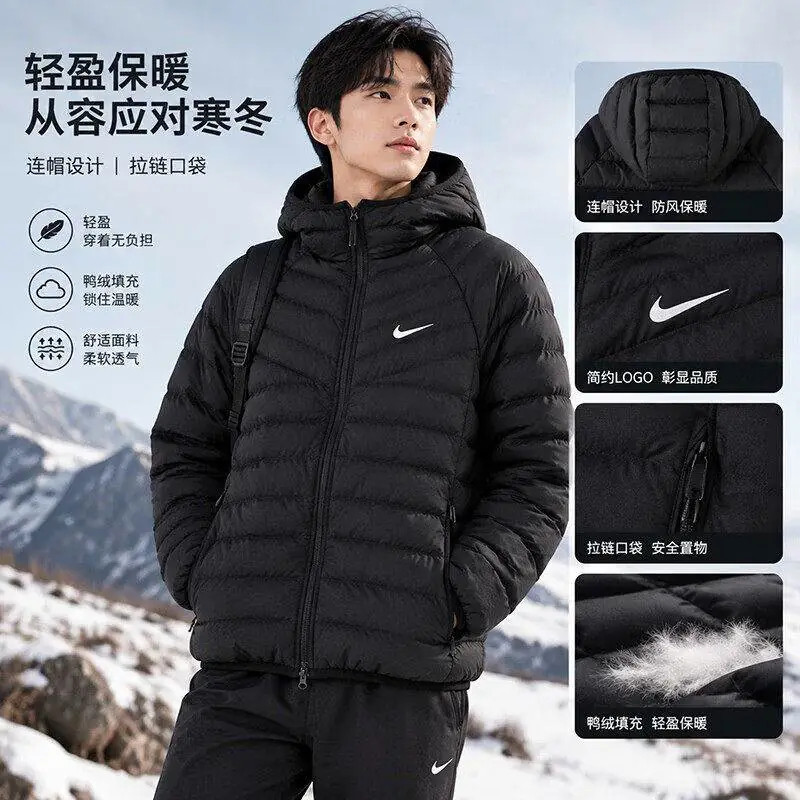 NIKE耐克羽绒服男装26秋冬新款户外运动服鸭绒保暖棉羽外套JA0742
