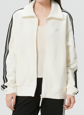 adidas阿迪达斯三条纹拉链外套女装2026新款运动服针织夹克KS2817