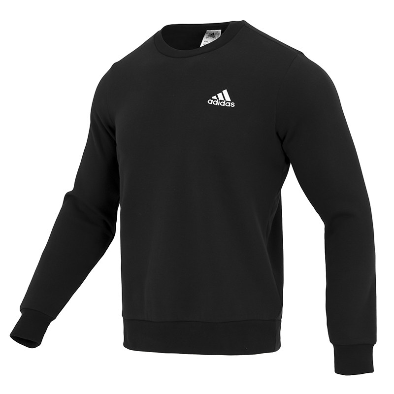 adidas阿迪达斯加绒卫衣男上衣2025春秋宽松圆领运动服休闲GV5295