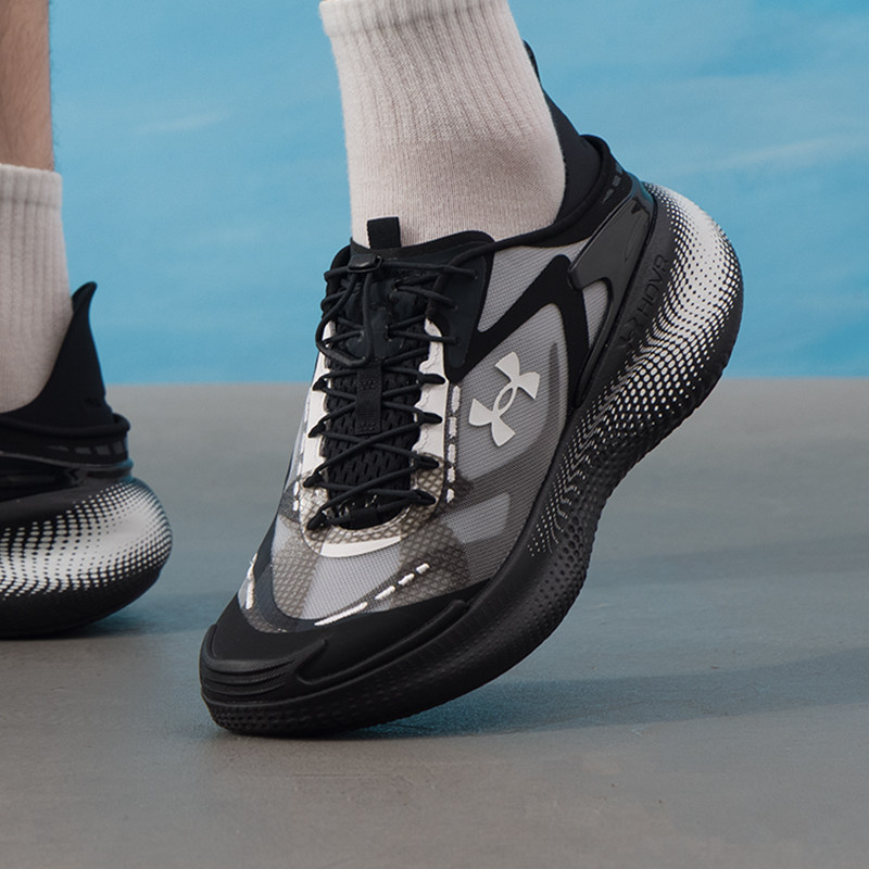 安德玛UA男鞋女鞋Echo网面透气厚底缓震运动鞋情侣休闲鞋6006061