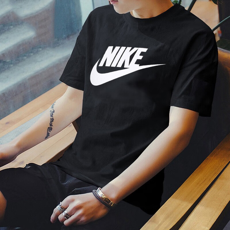 耐克（Nike）短袖男装女装26夏季新款情侣运动上衣透气圆领T恤