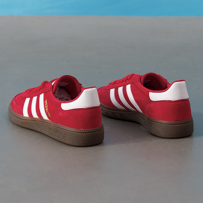 阿迪达斯三叶草男鞋女士2026新年款红色运动复古板鞋休闲鞋KH6039