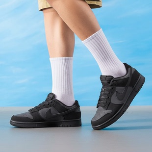 耐克官方正品复古黑色板鞋男款翻毛皮25冬季新款运动休闲鞋IB6651