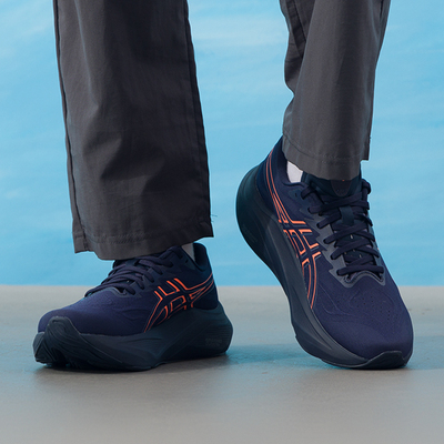 Asics亚瑟士GT- 14跑步鞋男冬季新款轻便运动鞋1011C056