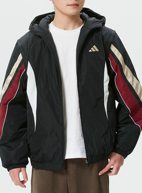 阿迪达斯男装服25冬季新款BB LNY JKT保暖可拆卸运动服KS3171