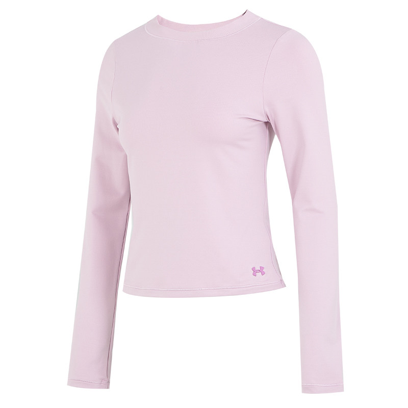 安德玛女装春季长袖T恤运动服透气休闲上衣跑步健身瑜伽打底衫