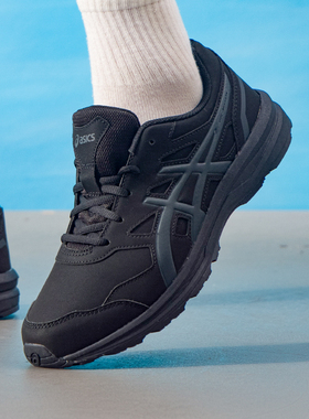 亚瑟士减震跑步鞋男鞋秋季新款GEL-MISSION 3运动鞋黑武士慢跑鞋