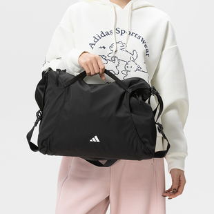 Adidas阿迪达斯双肩包男女通用大容量运动休闲背包黑色中号包书包