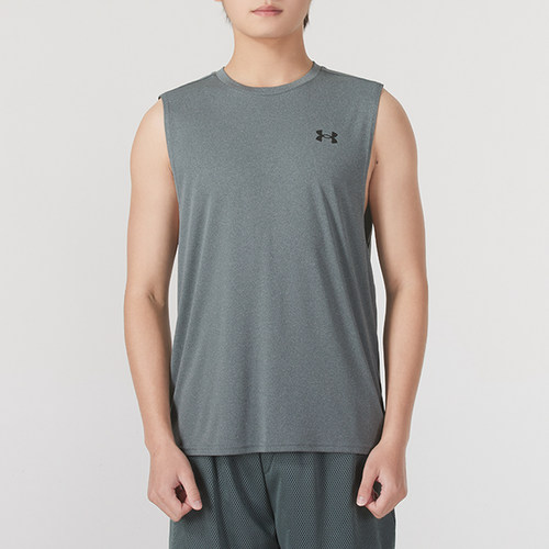 安德玛（Under Armour）男装上衣 24秋季Tech运动服健身训练背心