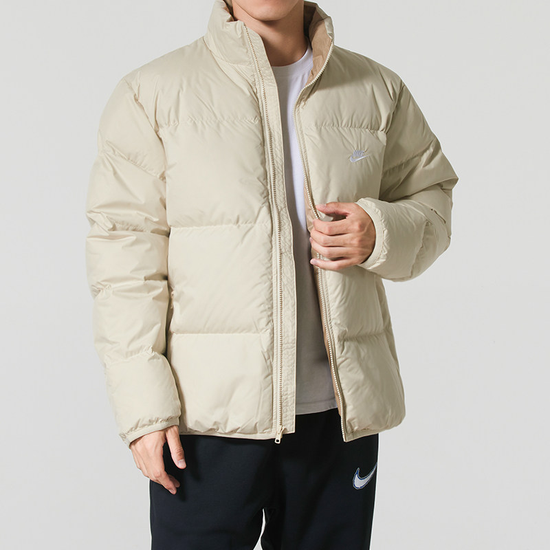 NIKE耐克官方正品情侣款羽绒服2025冬新款男女款刺绣保暖羽绒夹克