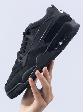 Nike耐克AIR JORDAN 4 RM篮球板鞋复古休闲鞋黑色运动鞋FQ7939