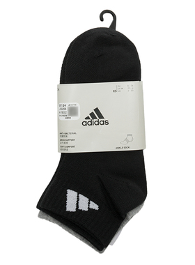 Adidas阿迪达斯男女袜夏新款舒适短袜休闲三双装JC9268