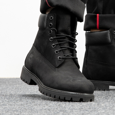 Timberland添柏岚男鞋休闲鞋户外踢不烂黑色工装高帮马丁靴10073